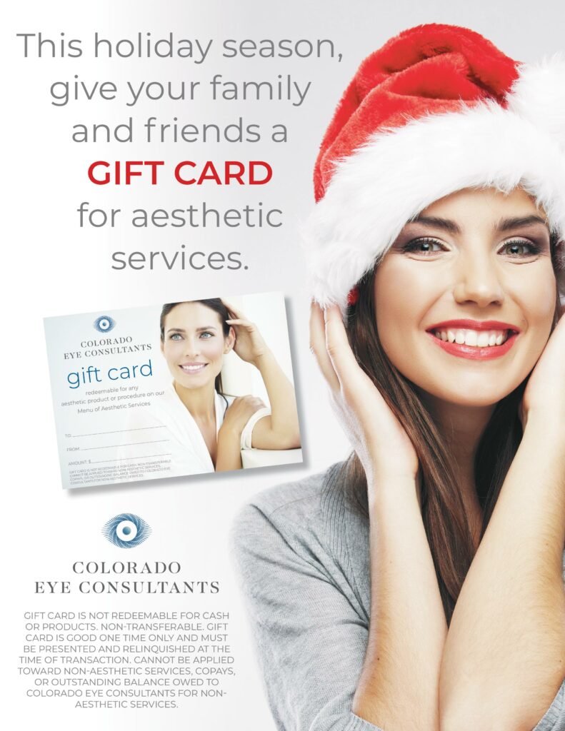 this holiday season give your family and friends a gift card for aesthetic services