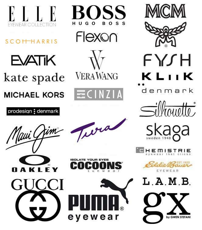 Collage of brands we carry