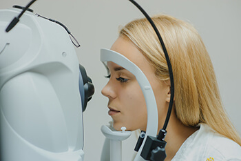 Optical coherence tomography test